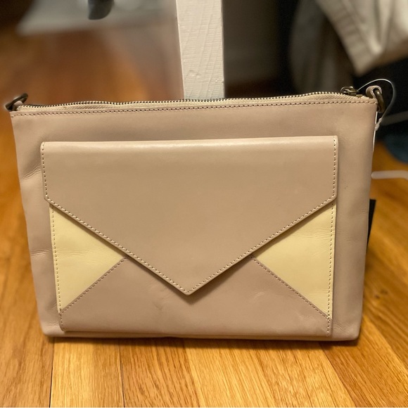 ABLE Solome Crossbody Fog/Bone color NEW - Picture 8 of 9